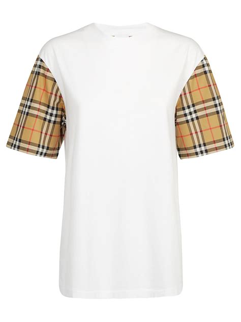 burberry vintage check sleeve cotton t shirt|Burberry Check shirt men's.